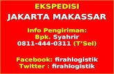 0811.444.0311., Ekspedisi Jakarta Makassar