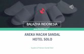 Aneka Macam Sandal Hotel Solo