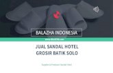Jual Sandal Hotel Grosir Batik Solo