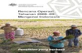 Rencana Operasi Tahunan 2008–09: Mengenai Indonesia