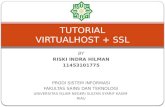 Tutorial virtual host + ssl