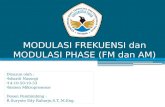 Modulasi frekuensi dan modulasi phase (fm dan pm)