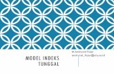 Bahan Ajar Model Indeks Tunggal