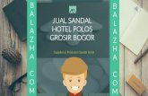 Jual Sandal Hotel Polos Grosir Bogor