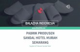 Pabrik Produsen Sandal Hotel Murah Semarang