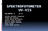 Analisis Spektrofotometri UV - Visible