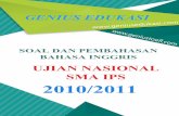 Soal dan pembahasan un bahasa inggris sma ips 2010-2011