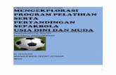 Mengeksplorasi Program Pelatihan Serta Pertandingan Sepakbola Usia Dini dan Muda