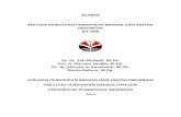 IN 504 Metode Penelitian Pendidikan Bahasa dan Sastra Indonesia