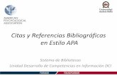 Normas APA 2016 -  Sistema Bibliotecas Unab
