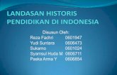 LANDASAN HISTORIS PENDIDIKAN DI INDONESIA
