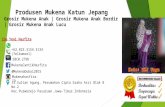 0823.3154.3134 (Telkomsel),  Produsen Mukena, Produsen Muslim Grosir, Produsen Mukena Katun Jepang