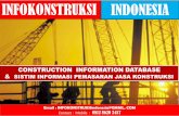 INFOKONSTRUKSI  INDONESIA - Sistim Informasi Pemasaran Industri Konstruksi Indonesia Thn 2016-2019