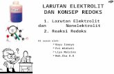 Bab 6 larutan elektrolit dan konsep redoks