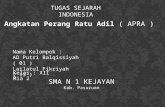 Angkatan Perang Ratu Adil (APRA)_SMAN 1 kejayan, Jl kabupaten sladi kec. kejayan, Kab. Pasuruan, Prov. JawaTimur
