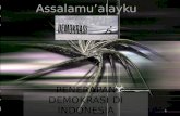 Penerapan demokrasi di indonesia