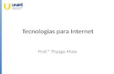 Tecnologias para Internet - 2016.1 - Aula 9