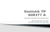 Statistik TP_Pengujian HIpotesis dan Analisa Data
