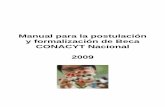 Manual para la postulación y formalización de Beca CONACYT ...
