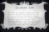 Pembelajaran Mengenai RAM (Sejarah, Contoh Gambar, dll)