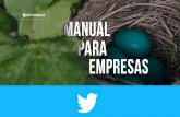 Manual para empresas Twitter