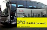 Hub. 0815 611-0900 (indosat), alamat bus pariwisata bandung