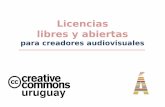 Licencias libres y abiertas para creadores audiovisuales