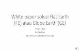 White paper solusi flat earth atau globe earth