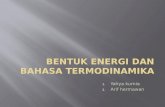 Bentuk energi dan bahasa termodinamika tugas iii