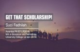 LPDP Sharing Session: Get that scholarship!