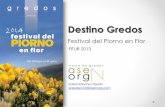 FITUR: Destino Gredos, Festival de Piorno en Flor 2014