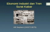 Ekonomi industri dan tren surat kabar