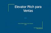 Elevator pitch para ventas