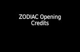Zodiac opening credits