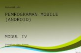 Pemrograman Mobile Android (Modul IV)