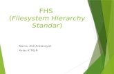 Filesystems Hierarchy Standard