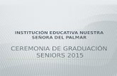 Ceremonia de graduación 2015 `para publicar