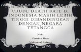 Perbandingan Angka kematian kasar di Indonesia dengan Negara Tetangga