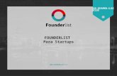 FounderList para Startups - Abril 2016