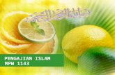 MPW1143 - Bab 2 pandangan semesta islam (mum)