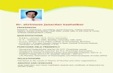 Biodata Cv Dr. Shriniwas Kashalikar
