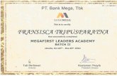 certificate bank mega sisca