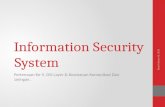 Information System Security - Keamanan Komunikasi dan Jaringan