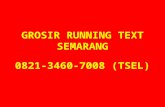 Grosir running text semarang
