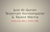 0811-2202- 496 || Jual Al Quran Terjemah Indonesia Murah