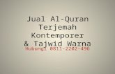 0811-2202- 496 || Al Quran Terjemahan Indonesia Murah Jember