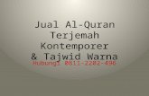 Jual Al Quran Terjemahan Murah Bandung || 0811-2202-496