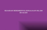 Sejarah Kerajaan Aceh Indonesia
