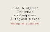 0811-2202-496 || Jual Al Quran Terjemah Bahasa Sunda Lengkap Murah