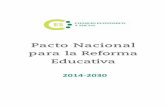 Ces pacto nacional para la reforma educativa 2014 2030